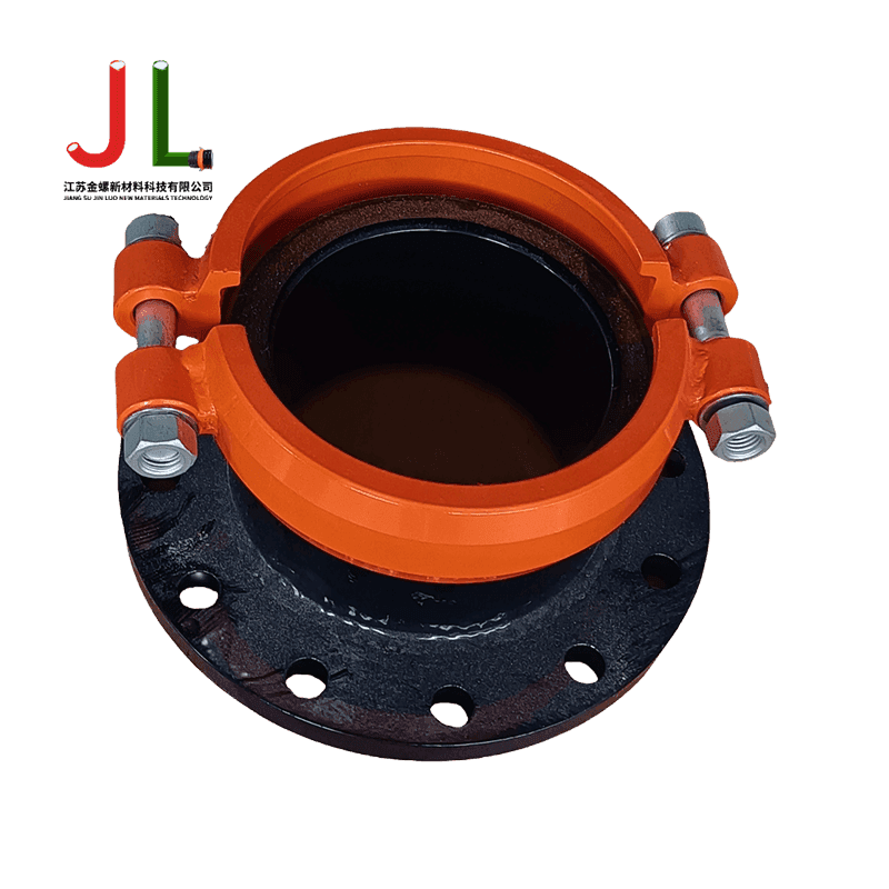 Adaptador de flange para conexões de mangueira de grande diâmetro