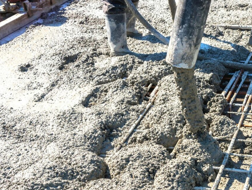 Colocação de concreto